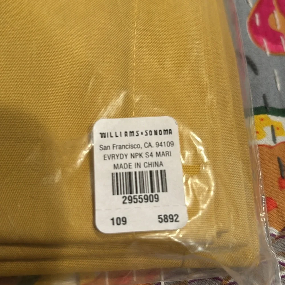 Williams Sonoma Single Hemstitch Napkins Cotton